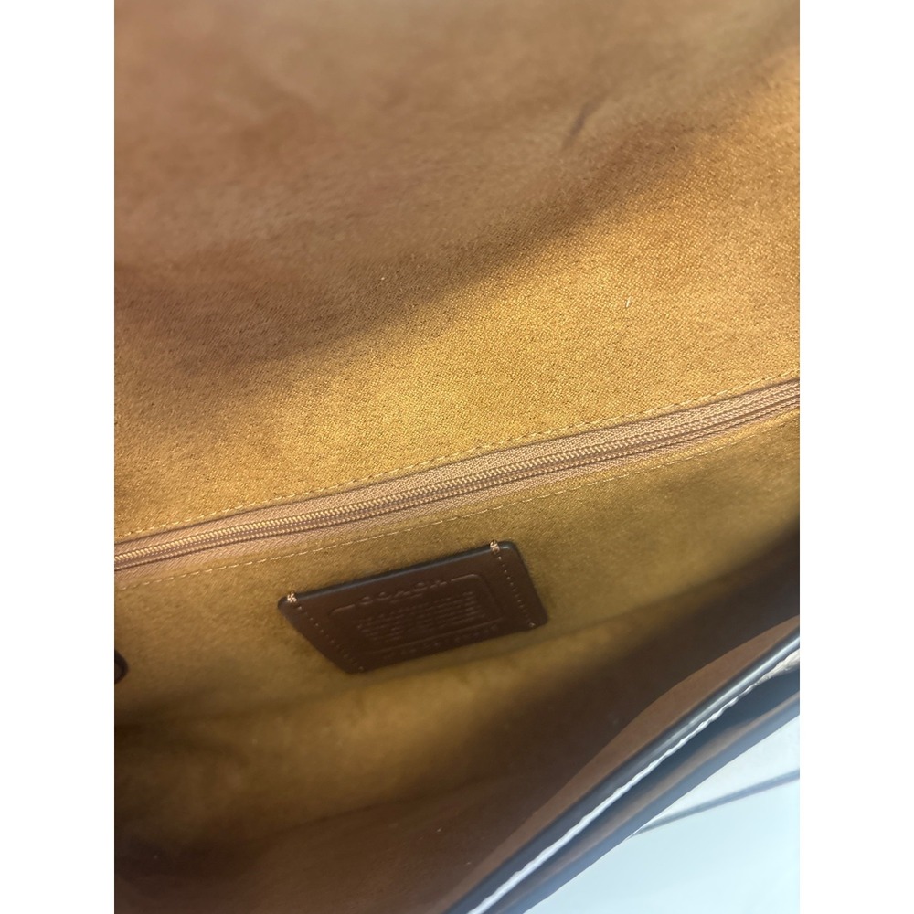 Coach Jade Shoulder Bag Colorblock Pink Burgundy White Leather Crossbody 91028 - Picture 5 of 8